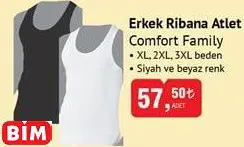 COMFORT FAMİLY ERKEK RİBANA ATLET COMFORT FAMİLY COMFORT FAMİLY ERKEK RİBANA ATLET COMFORT FAMİLY